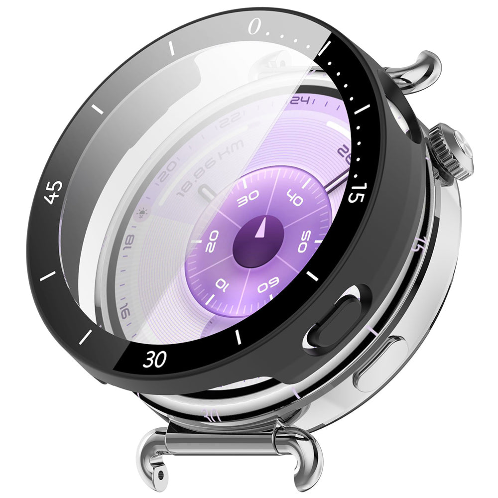 Techsuit Defense360 Pro Bezel deksel for Huawei Watch GT 6 41mm, Matt Svart