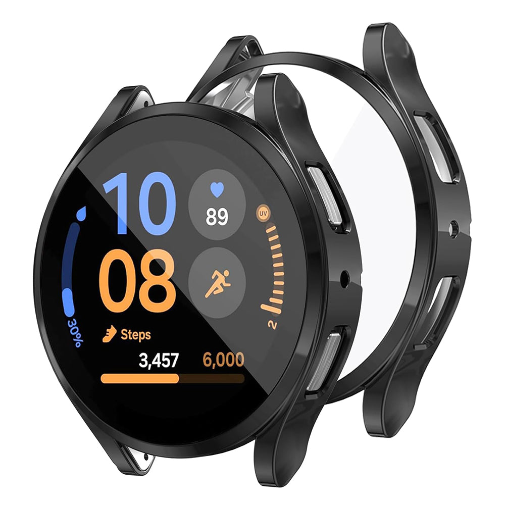 Techsuit Defense360 Pro deksel for Samsung Galaxy Watch FE, svart