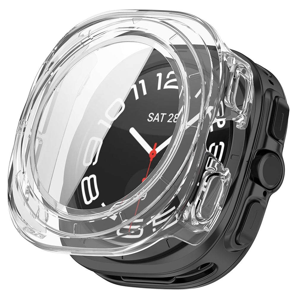 Techsuit Defense360 Pro deksel for Samsung Galaxy Watch Ultra, gjennomsiktig