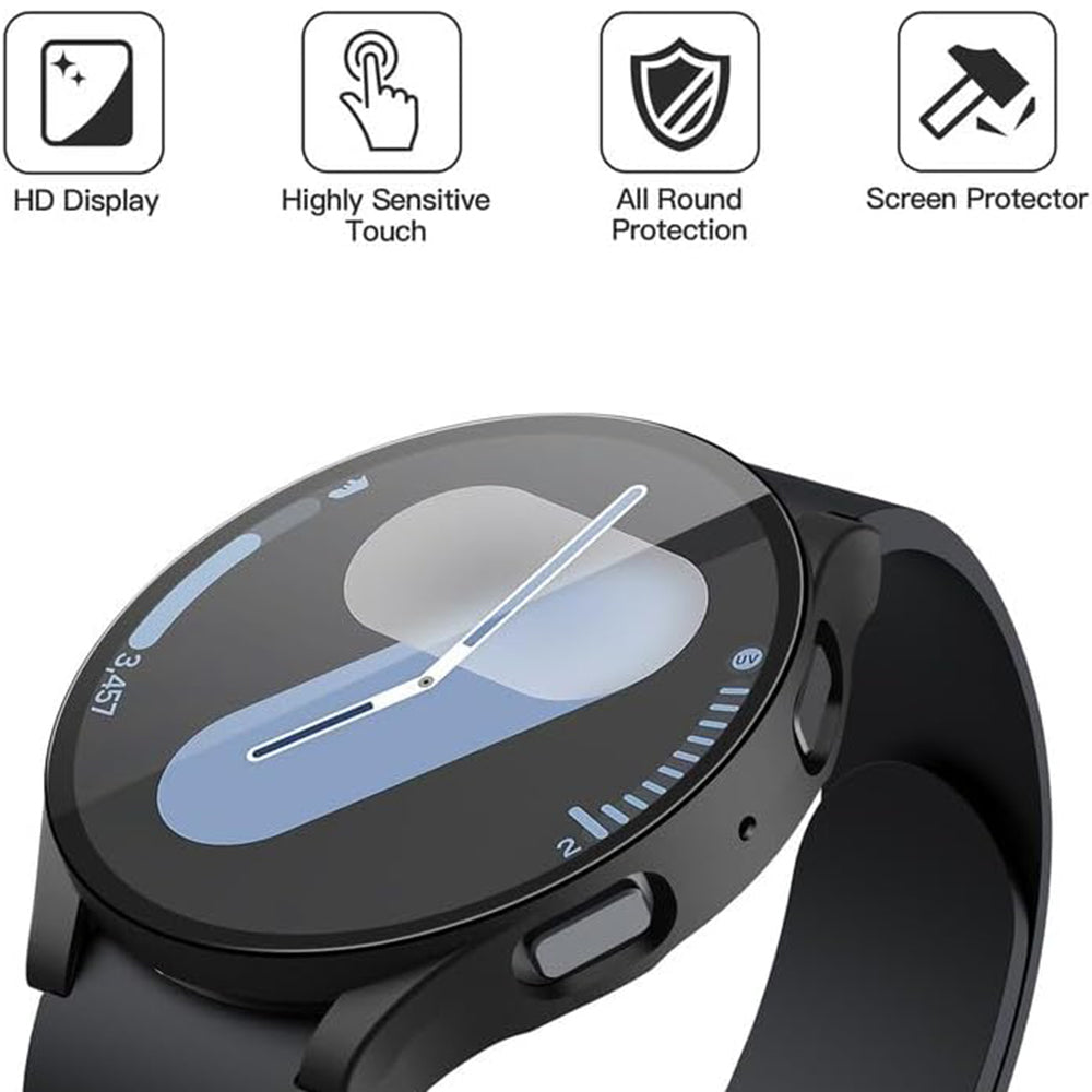 Techsuit Defense360 Pro deksel for Samsung Galaxy Watch7 40mm, svart