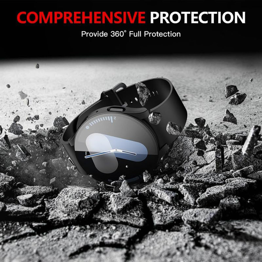 Techsuit Defense360 Pro deksel for Samsung Galaxy Watch7 40mm, svart