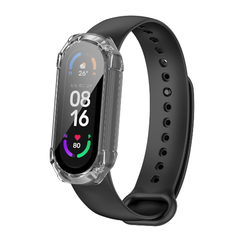 Techsuit Defense360 Pro deksel for Xiaomi Smart Band 6 / Band 5 / Band 4, Transparent