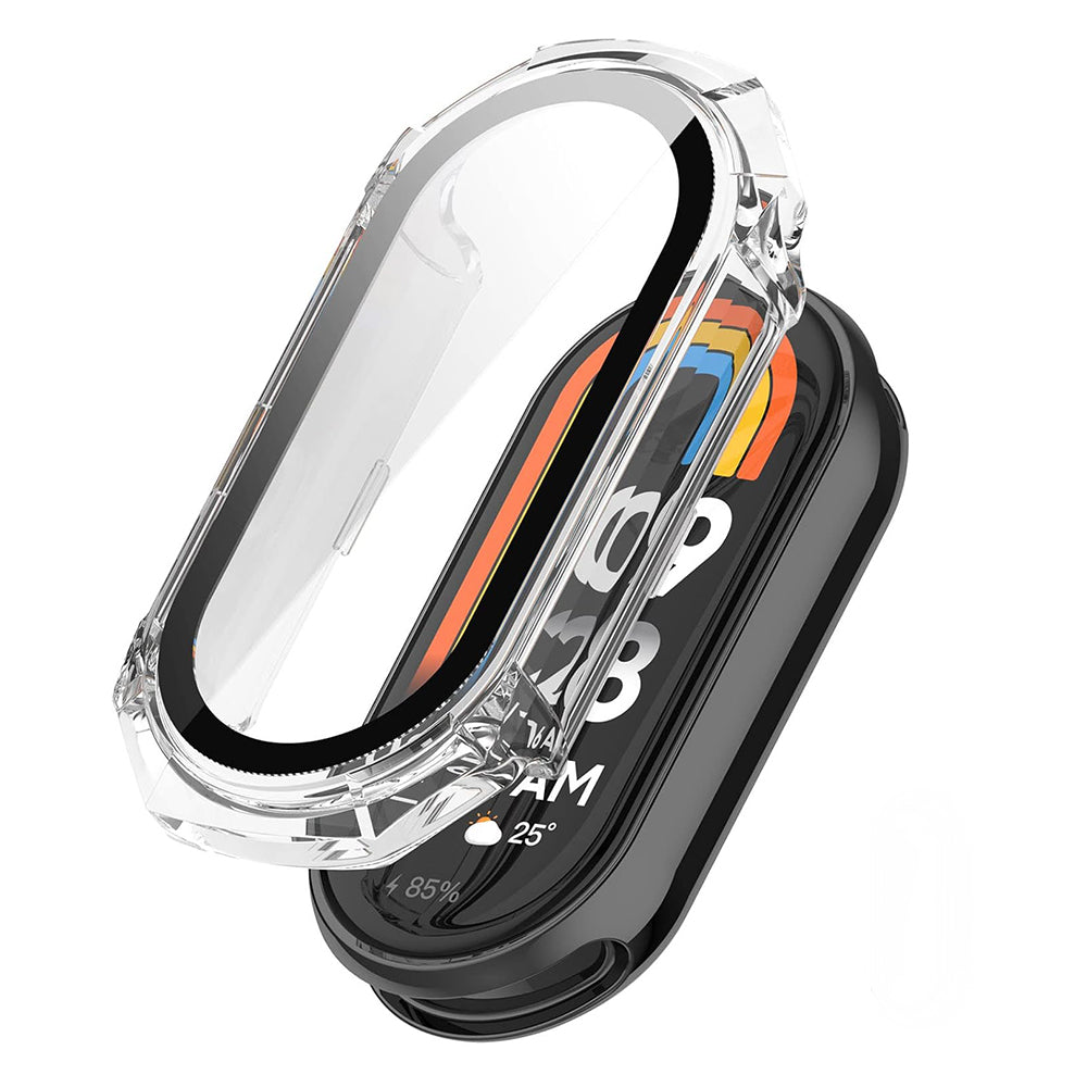 Techsuit Defense360 Pro deksel for Xiaomi Smart Band 8, Transparent