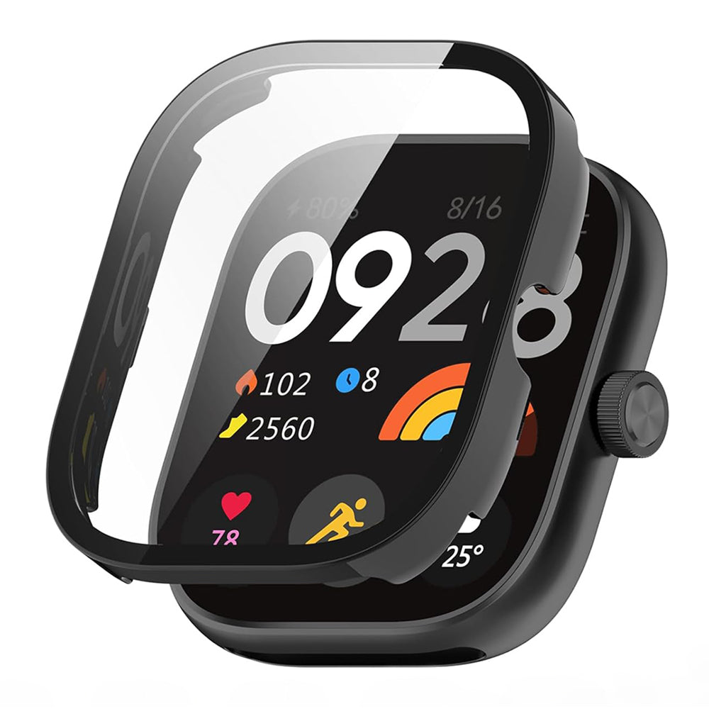 Techsuit Defense360 Pro deksel for Xiaomi Redmi Watch 4, svart