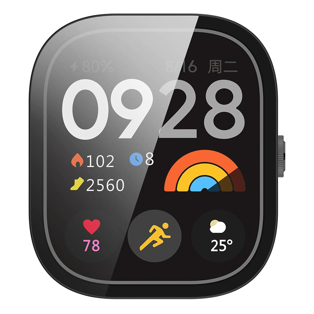 Techsuit Defense360 Pro deksel for Xiaomi Redmi Watch 4, Transparent