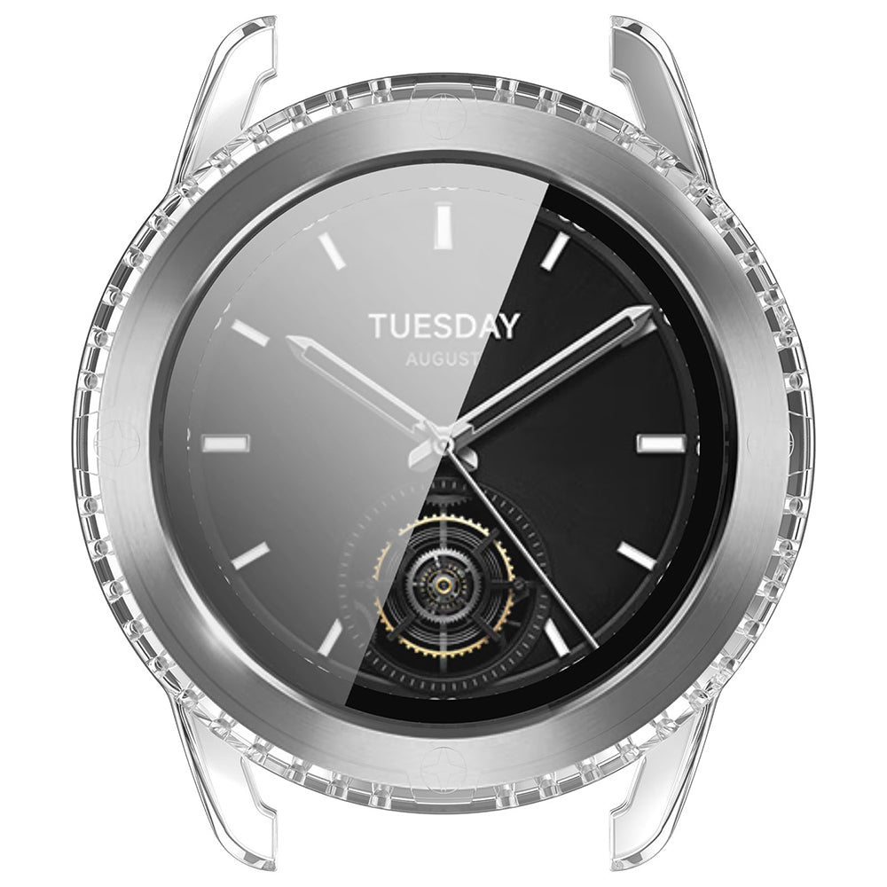 Techsuit Defense360 Pro deksel for Xiaomi Watch S3, Transparent