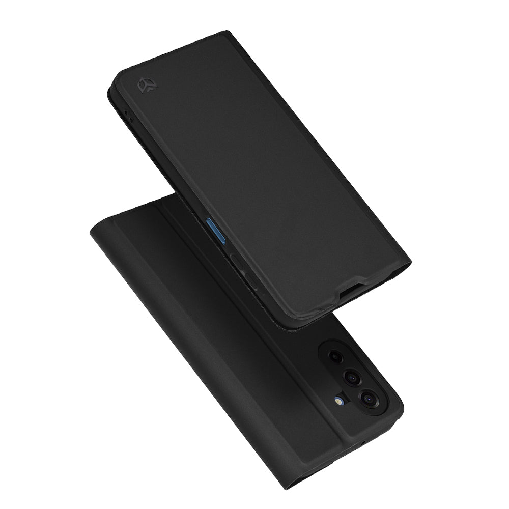 Deksel for Samsung Galaxy A18 5G A186 / A18 4G A185 / F17 / M17 / A17 4G A175, Techsuit, Magskin Book, Svart