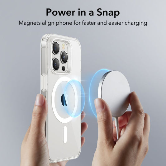 MagSafe-deksel for Apple iPhone 14 Pro Max, ESR, Ch Halolock, Gjennomsiktig
