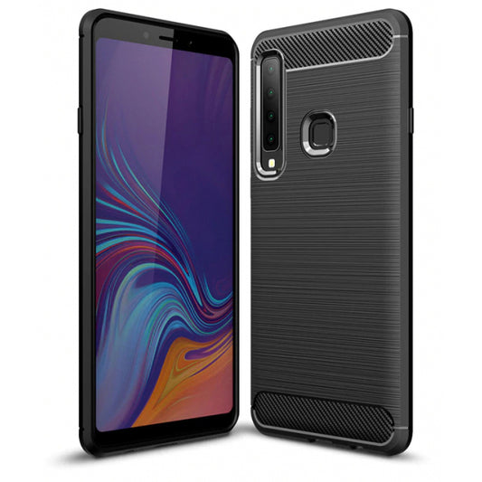 Etui til Samsung Galaxy A7 (2018) A750, Forcell, Carbon, Svart