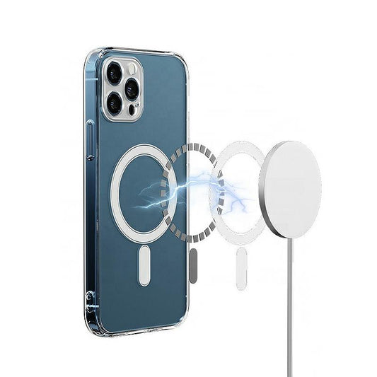 MagSafe-deksel for Apple iPhone 13, OEM, støtsikkert, gjennomsiktig