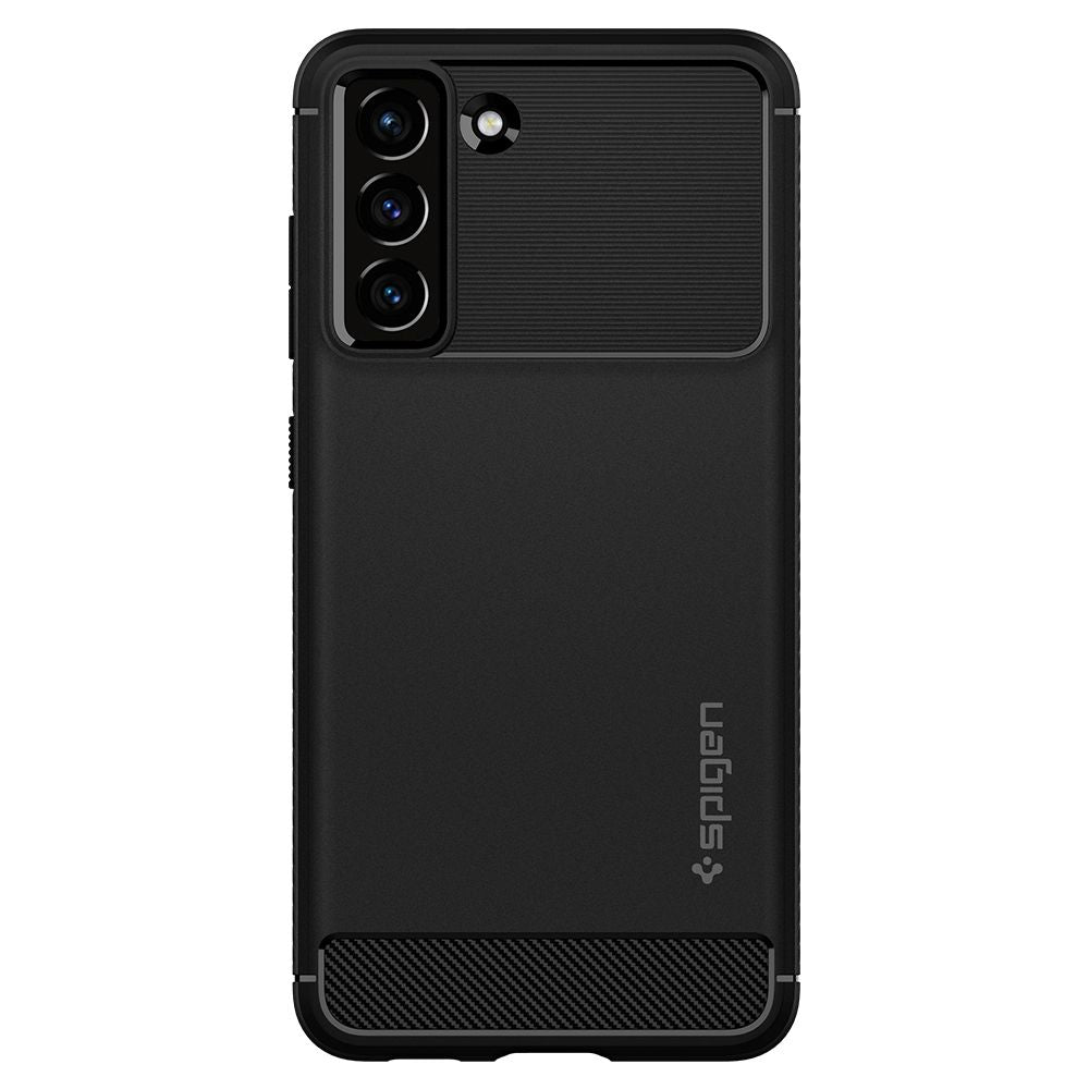 Veske til Samsung Galaxy S21 FE 5G G990, Spigen, Rugged Armour, svart ACS03049