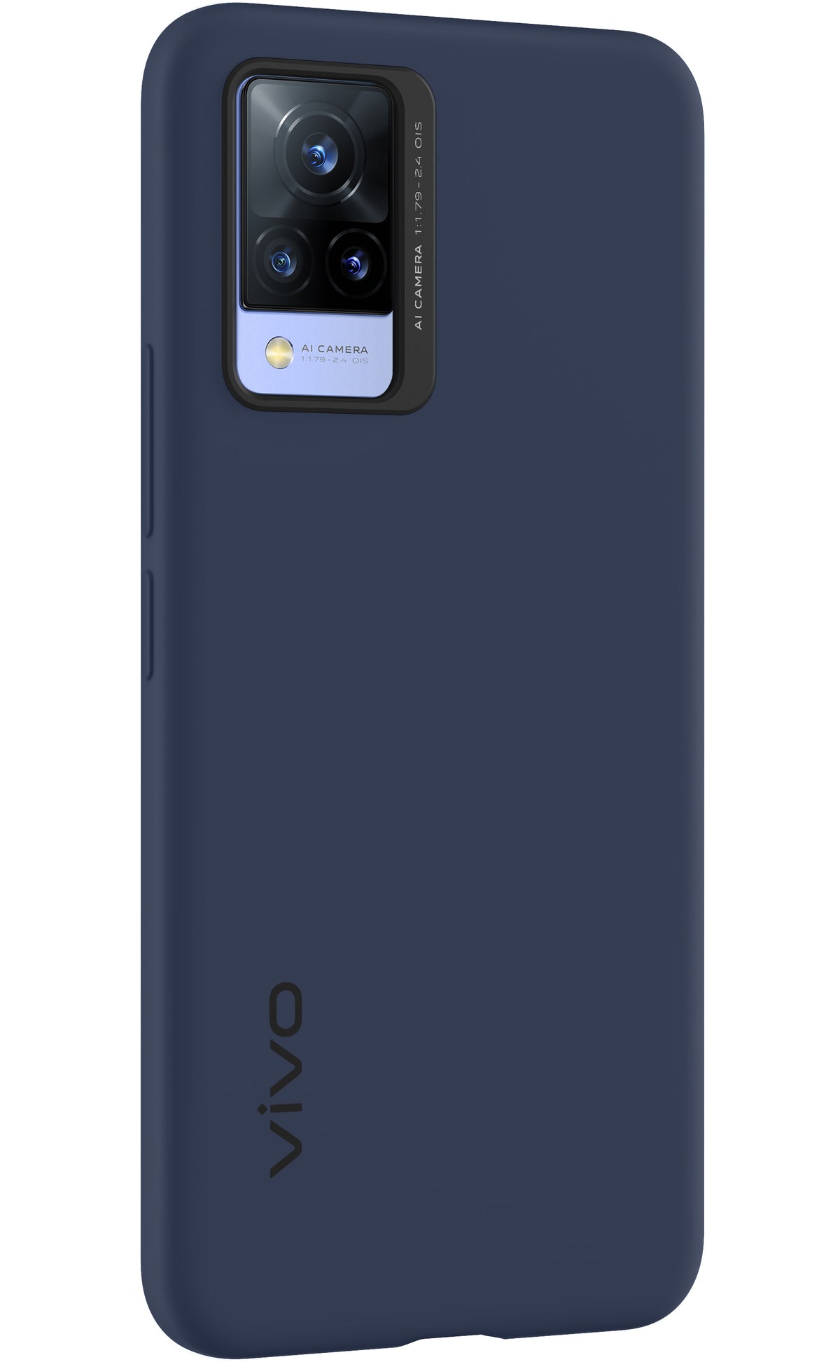 Etui til vivo V21 5G, silikondeksel, blå 6000172