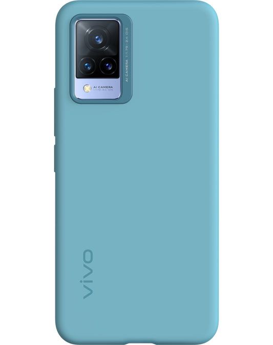 Etui til vivo V21 5G, silikondeksel, blå 6000173