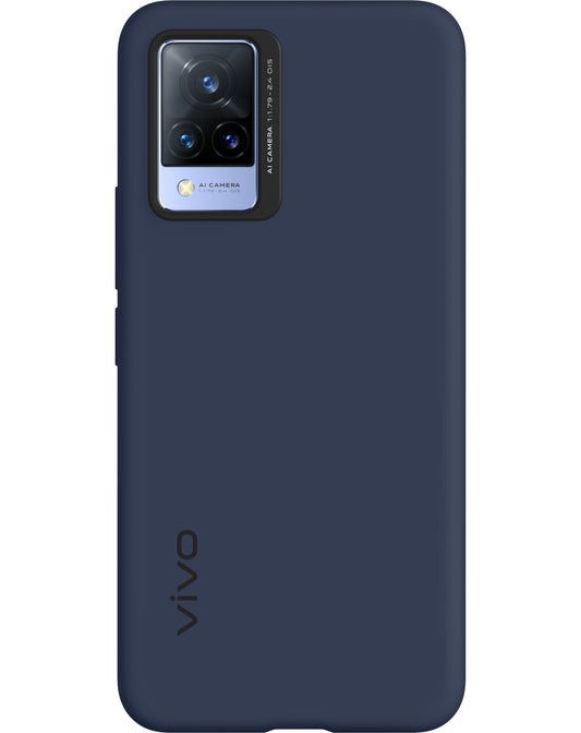 Etui til vivo V21 5G, silikondeksel, blå 6000172