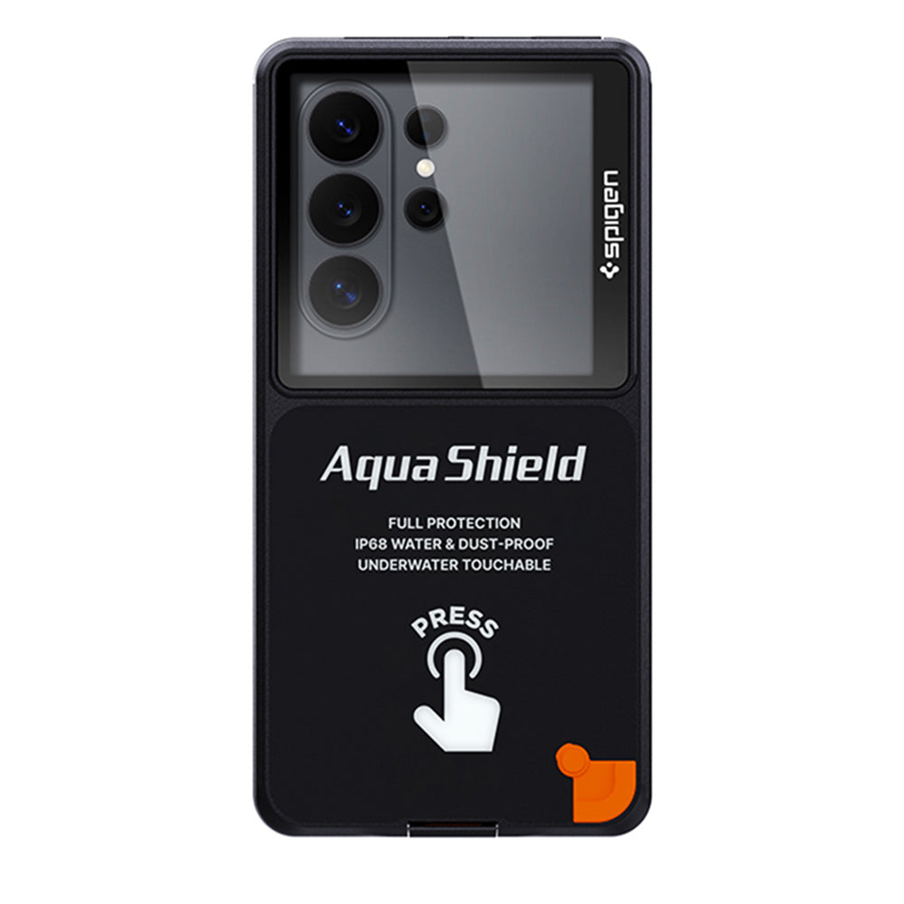 Universelt vanntett deksel Spigen, Aqua Shield A604, svart ACS11675