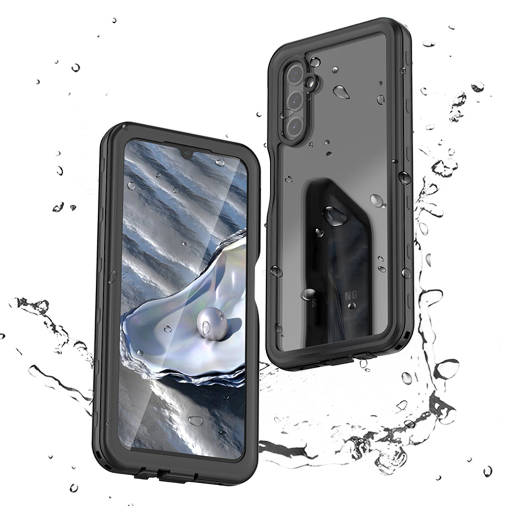 Vanntett deksel for Samsung Galaxy A17 4G / A17 5G, ShellBox, svart
