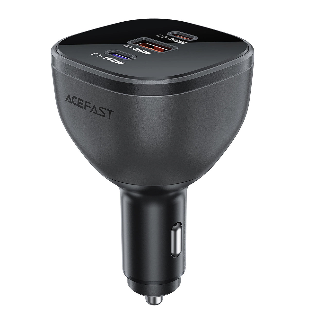 Bilader Acefast B14, 165W, 5A, 1 x USB-A - 2 x USB-C, Svart