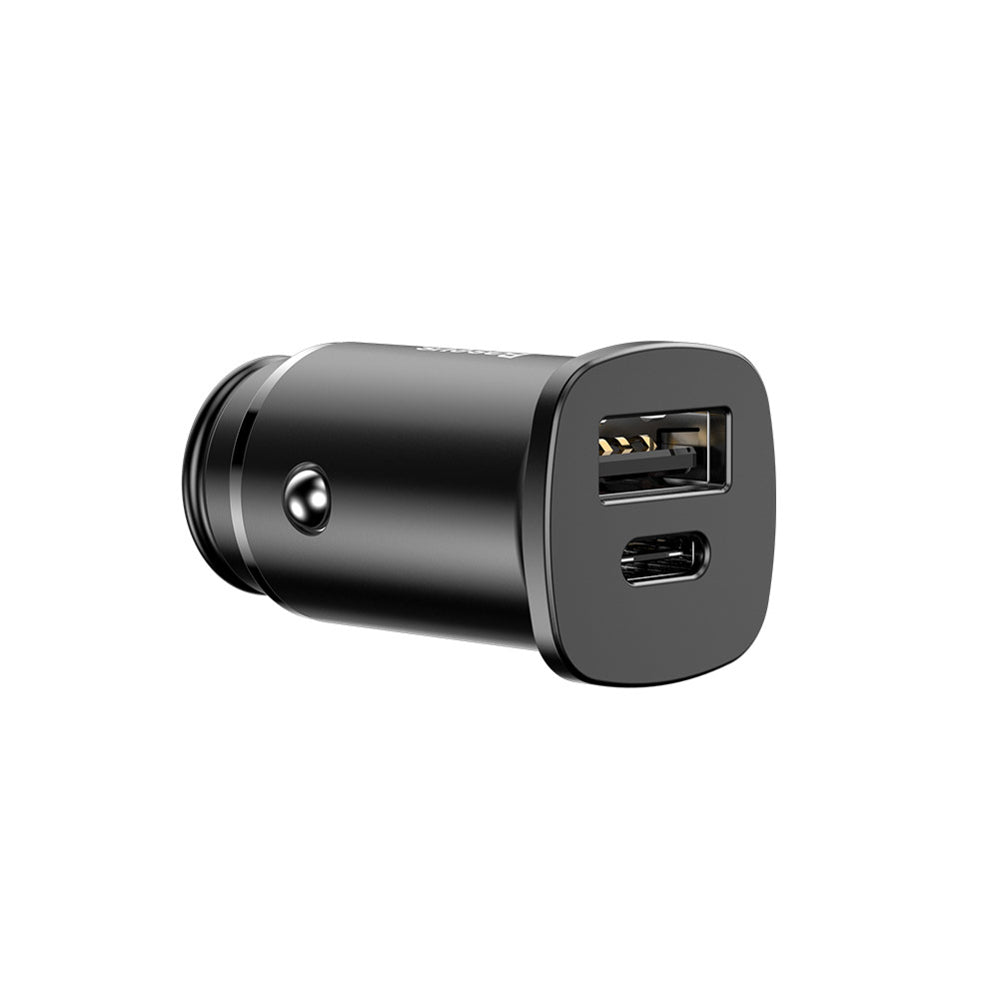 Billader Baseus Square PPS, 30W, 5A, 1 x USB-A - 1 x USB-C, svart CCALL-AS01