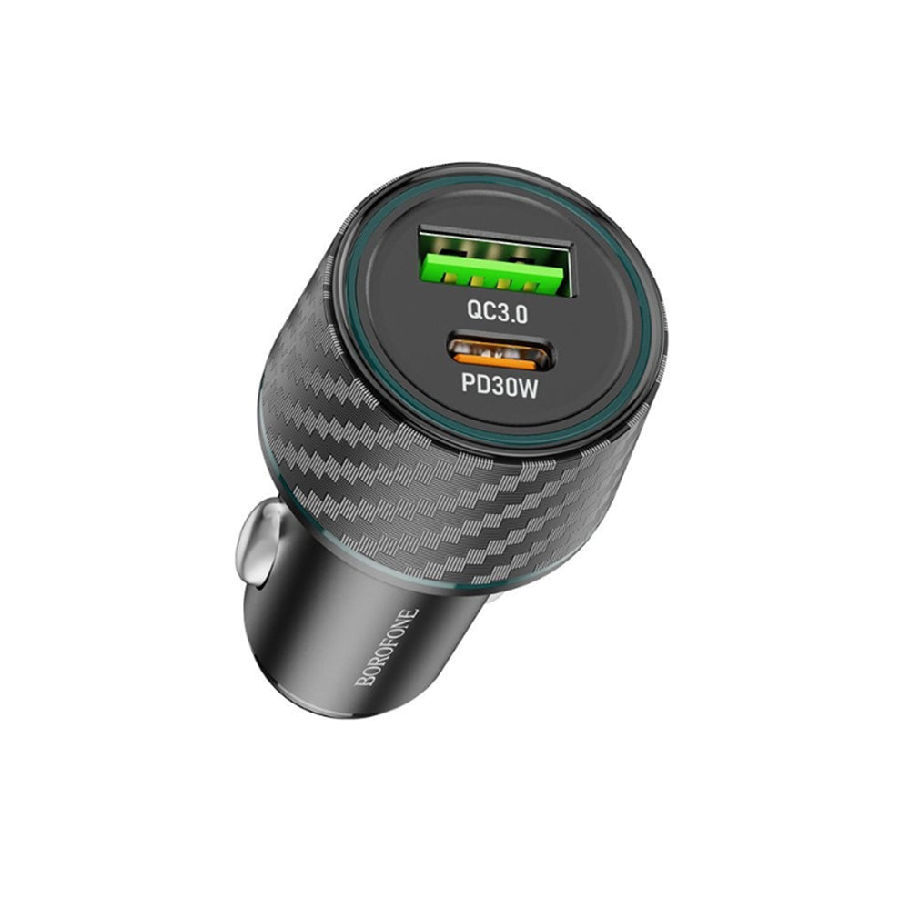 Bilader Borofone BZ21 Brilliant, 48W, 3A, 1 x USB-A - 1 x USB-C, Svart