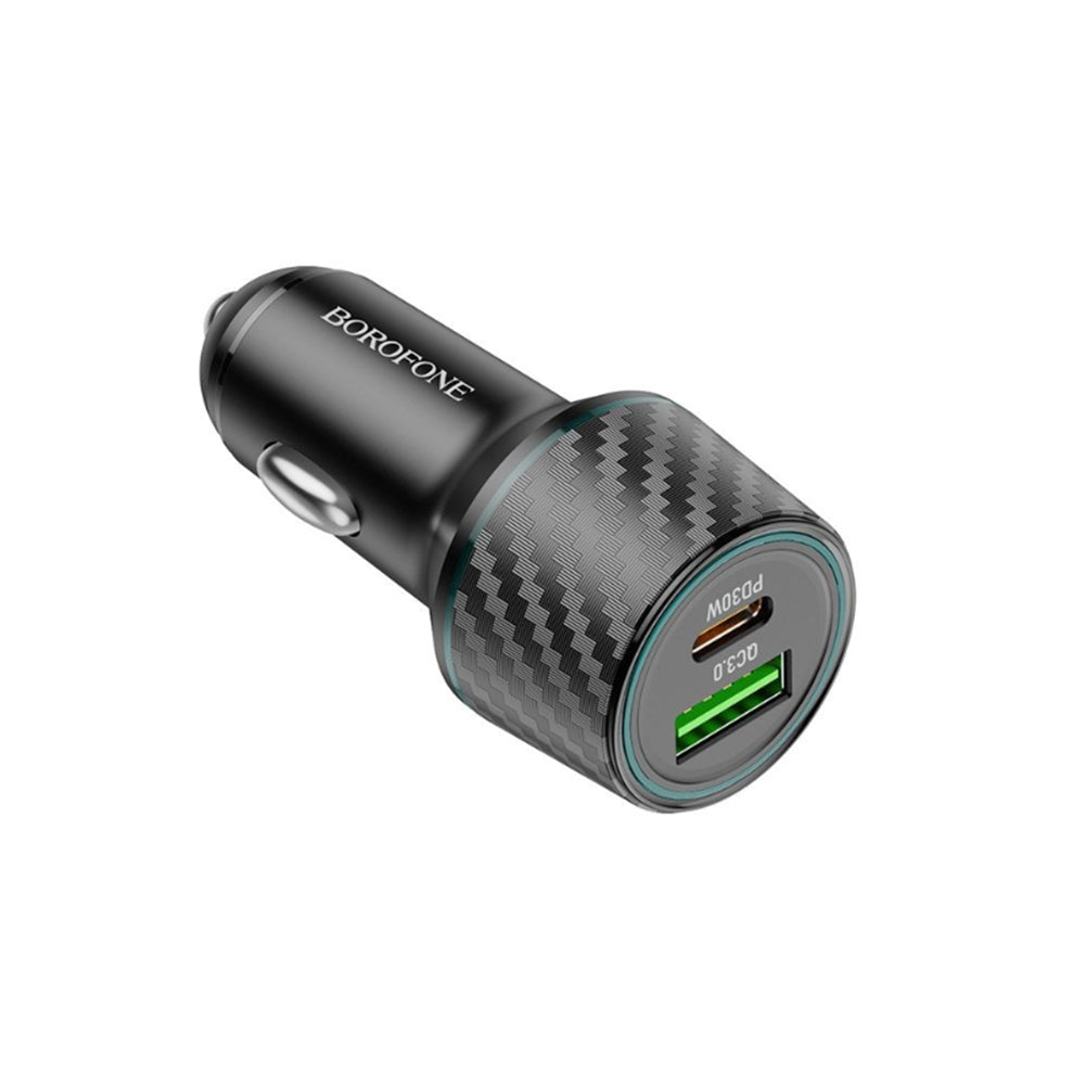 Bilader Borofone BZ21 Brilliant, 48W, 3A, 1 x USB-A - 1 x USB-C, Svart
