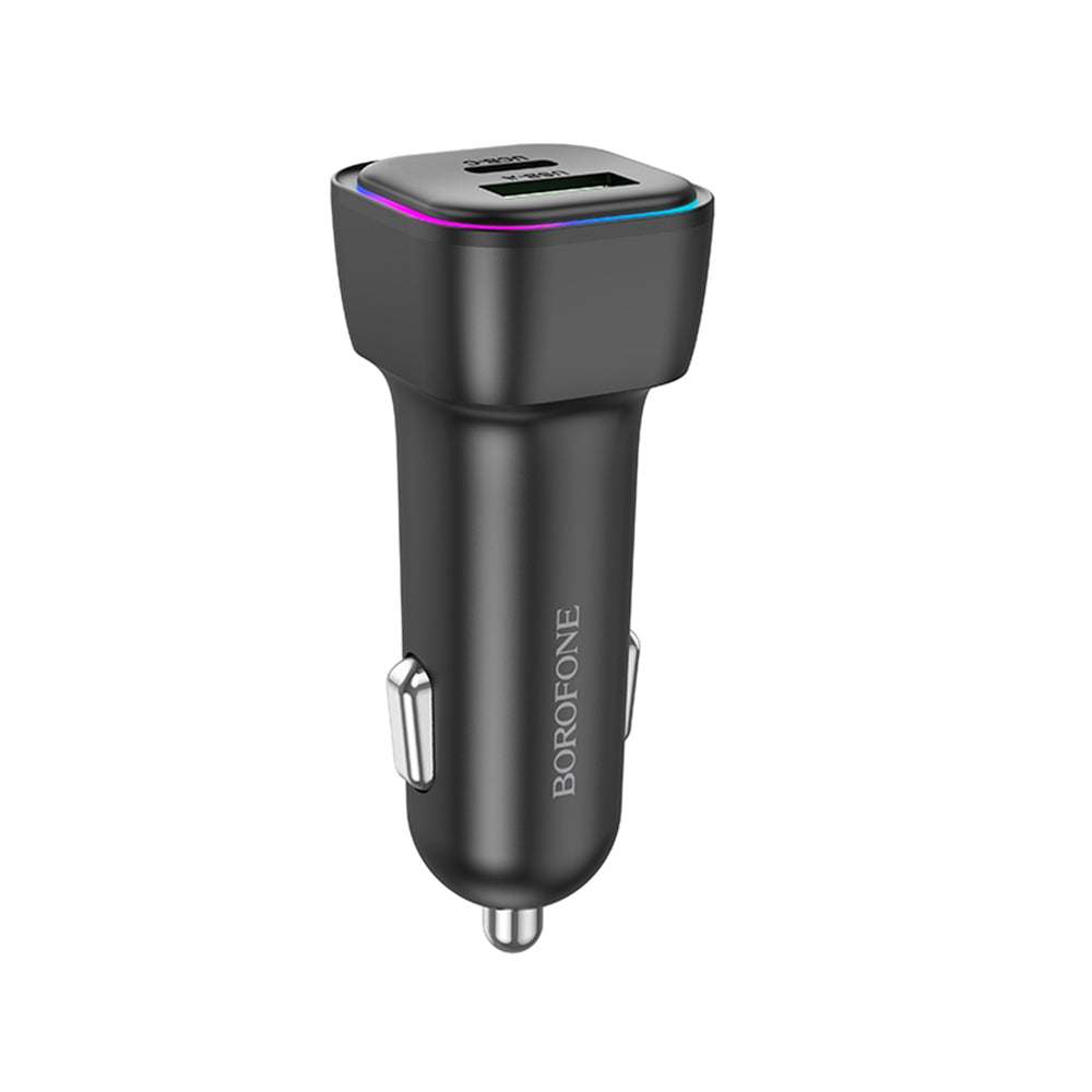 Bilader Borofone BZ28A Trophie, 30W, 3A, 1 x USB-A - 1 x USB-C, Svart
