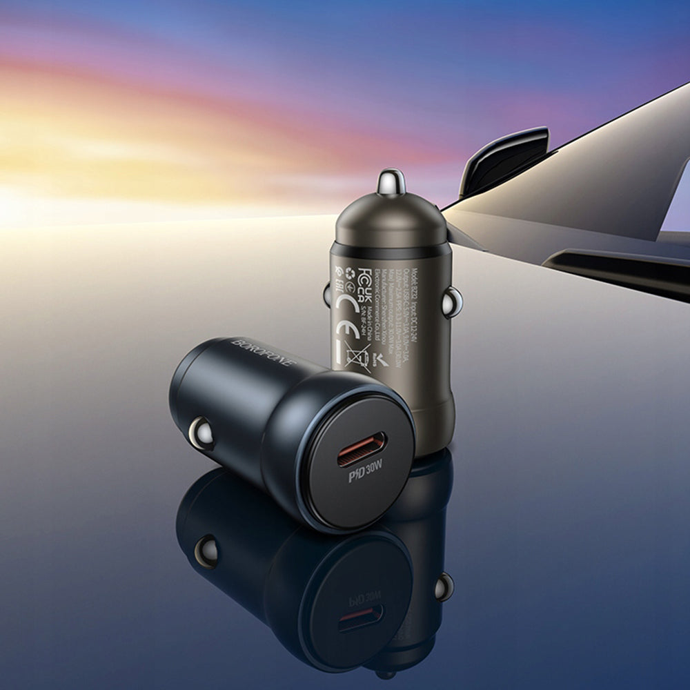 Bilader Borofone BZ32 Fresh, 30W, 3A, 1 x USB-C, Grå