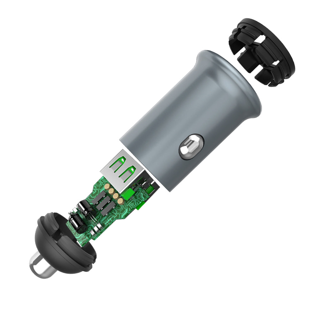 Bilader ColorWay, 36W, 3A, 2 x USB-A, Grå
