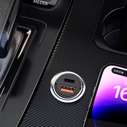 Bilader Dudao R3MAX, 48W, 3A, 1 x USB-A - 1 x USB-C, Svart