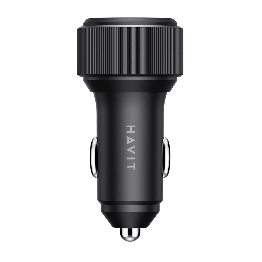 Bilader HAVIT CC2014, 30W, 3A, 2 x USB-C, Svart