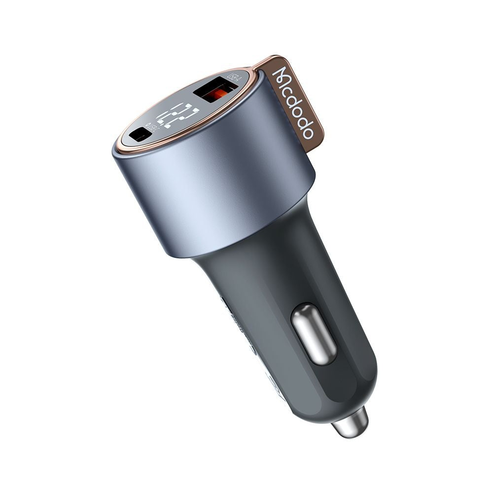 Bilader McDodo CC-3690 Venus Display, 75W, 3A, 1 x USB-A - 1 x USB-C, Svart