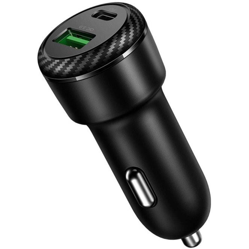 Bilader McDodo CC-5970, 38W, 3A, 1 x USB-A - 1 x USB-C, Svart