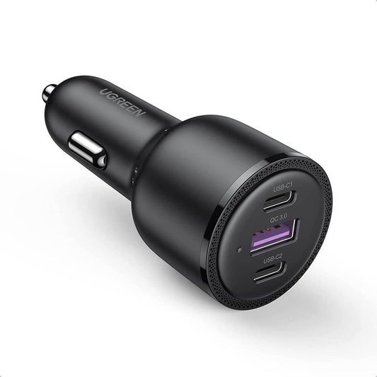 Billader UGREEN CD239, 69W, 3,25A, 1 x USB-A - 2 x USB-C, svart
