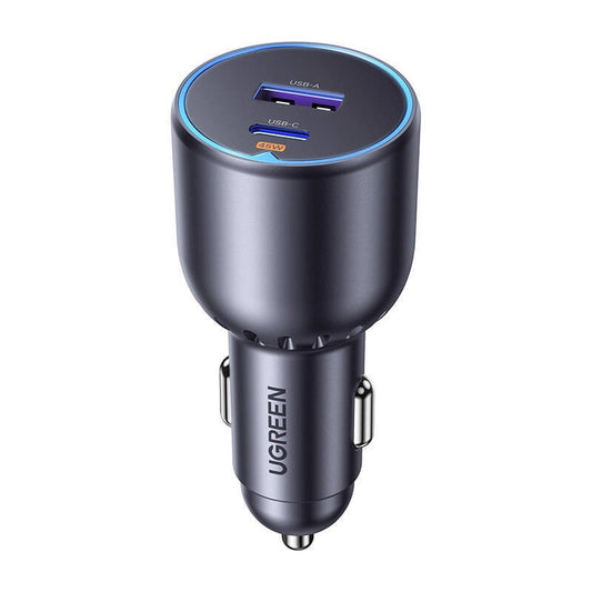 Billadere UGREEN EC701, 63W, 3A, 1 x USB-A - 1 x USB-C, svart