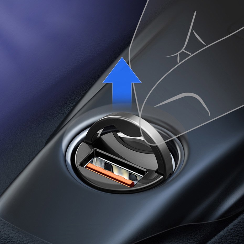 Baseus Star Mini billader, 30W, 5A, 1 x USB-C, grå VCHX-B0G