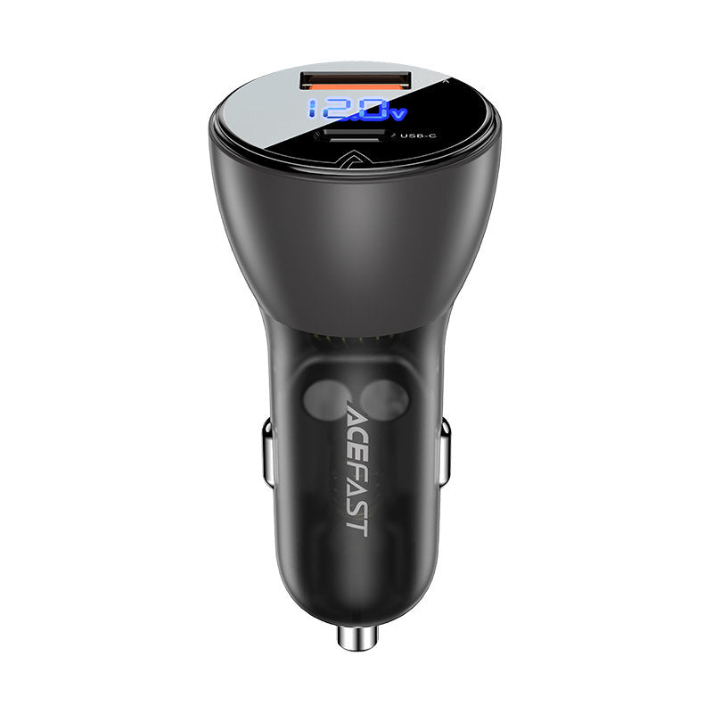 Acefast B6 billader, 63W, 3,6A, 1 x USB-A - 1 x USB-C, svart