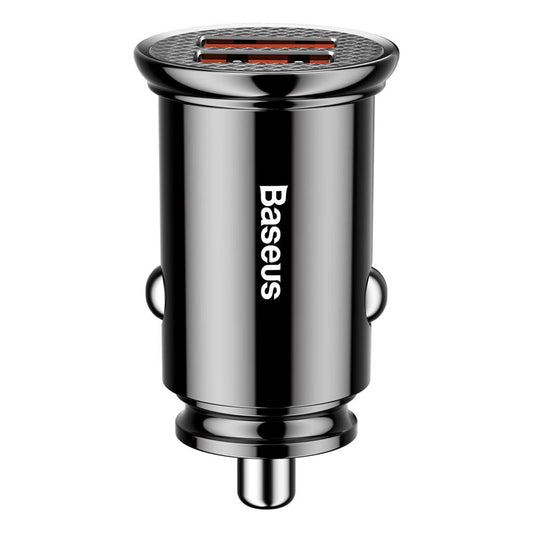 Baseus billader, 30W, 5A, 2 x USB-A, svart CCALL-YD01