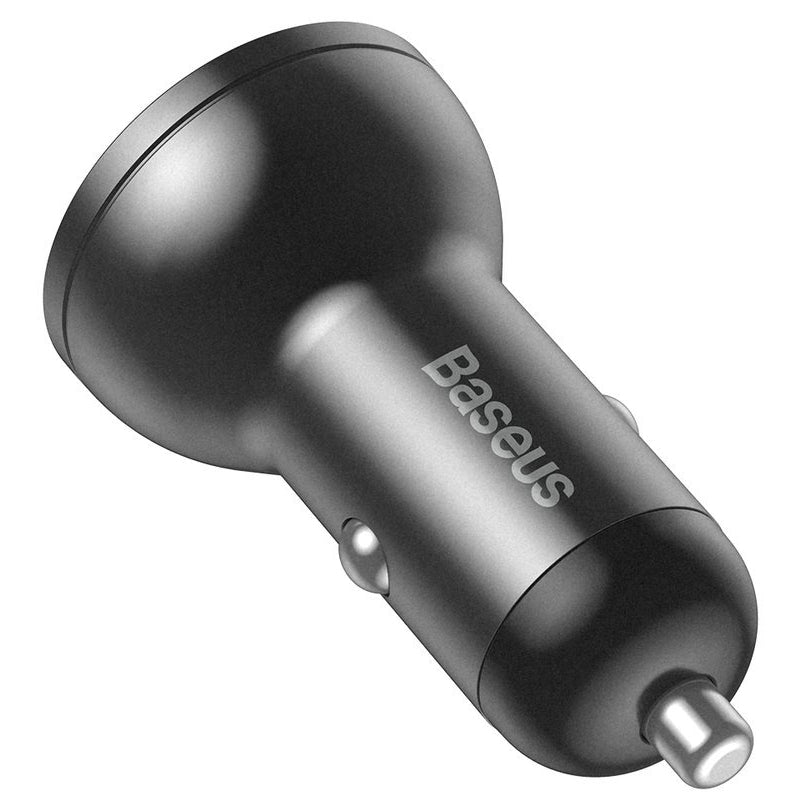 Bilader Baseus Digital Display, 24W, 2.4A, 2 x USB-A, Grå CCBX-0G