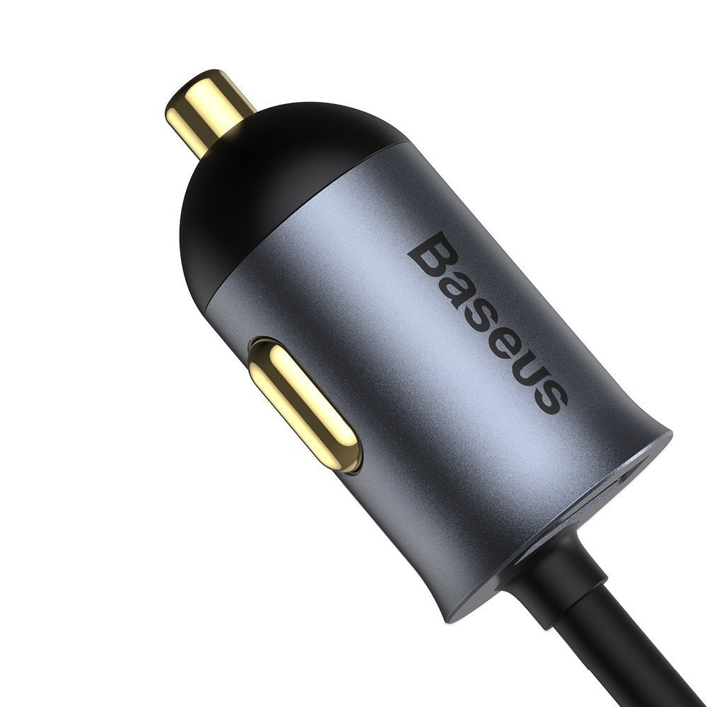 Baseus Share Together billader, 120W, 3A, 3 x USB-A - 1 x USB-C, Grå CCBT-B0G