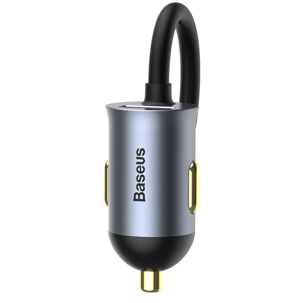 Baseus Share Together billader, 120W, 3A, 3 x USB-A - 1 x USB-C, Grå CCBT-B0G