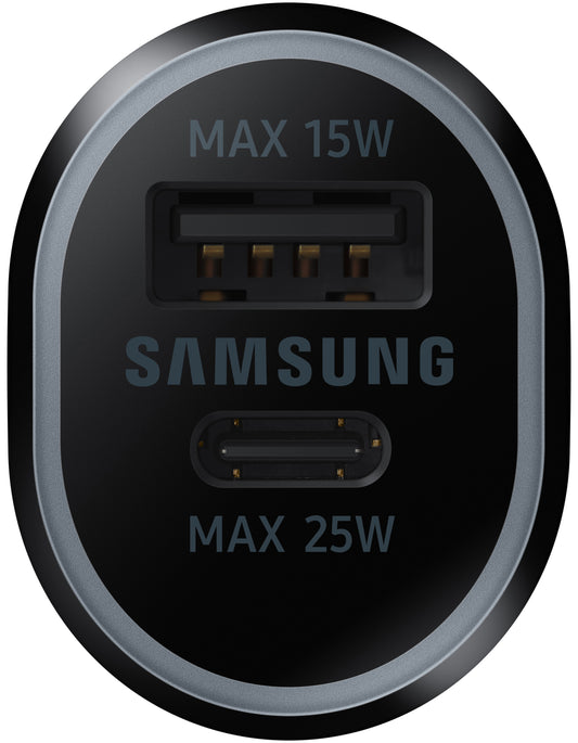 Samsung billader, 40W, 2A, 1 x USB-A - 1 x USB-C, svart EP-L4020NBEGEU