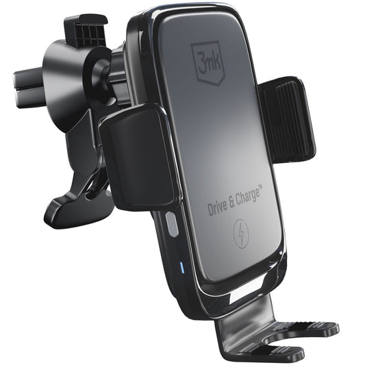Trådløs Bil Lader 3MK Drive&Charge, 15W, 1.67A, Svart