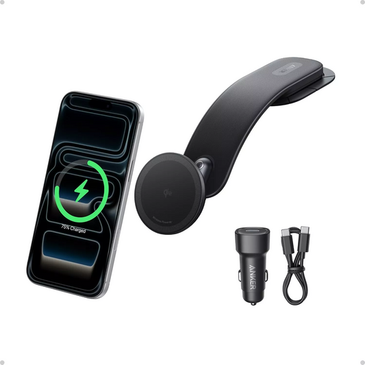 Anker Nano trådløs bilopplader, 15W, 1.67A, Svart B2216H11