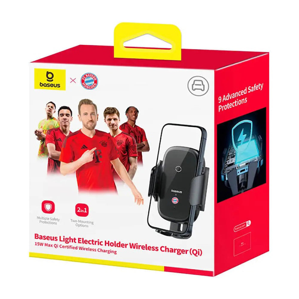 Trådløs Bil Lader Baseus Light, 15W, 1.67A, Grå C40344000113-Z1