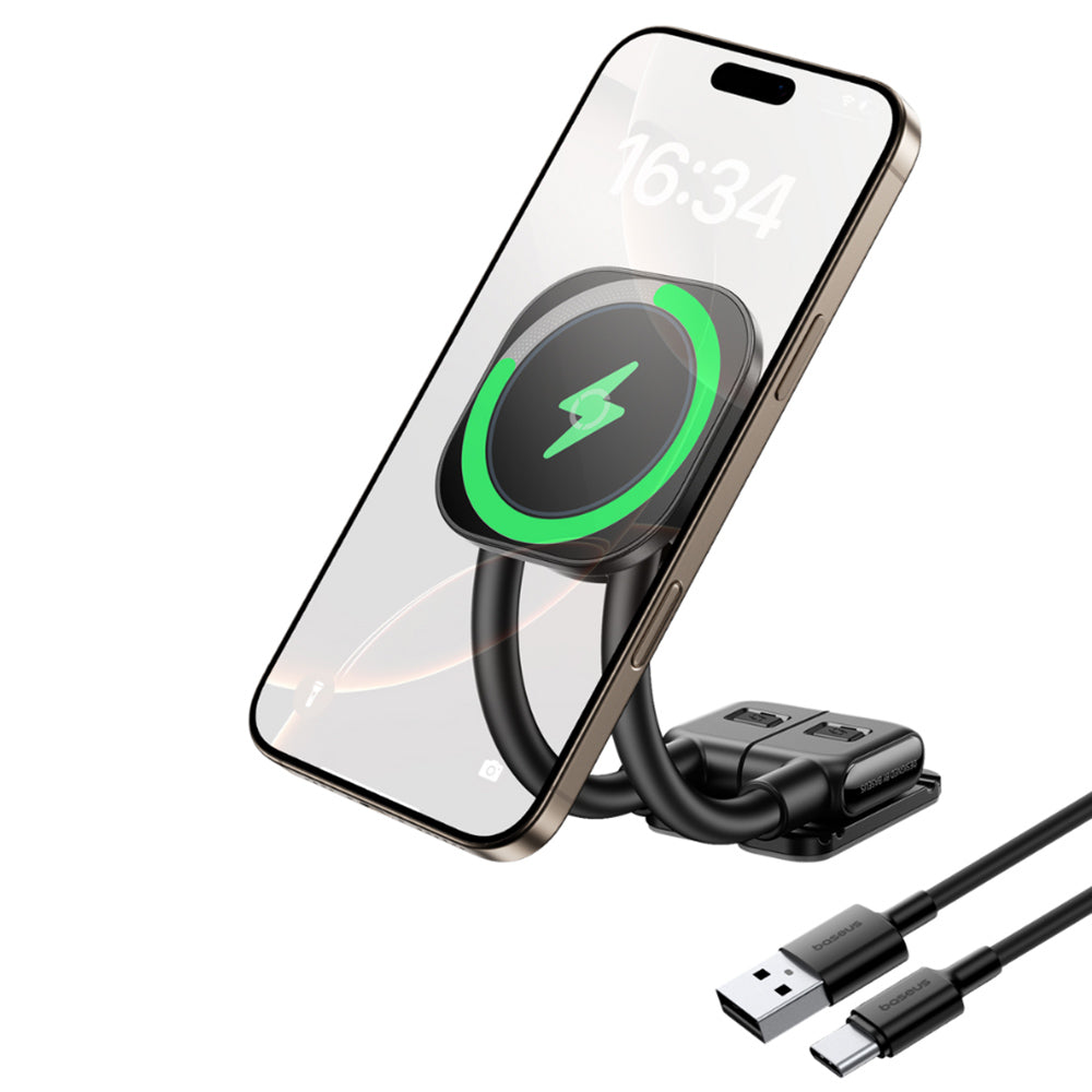 Trådløs Bil Lader Baseus PrimeTrip C03s Pro, 15W, 1.67A, Svart C0013803