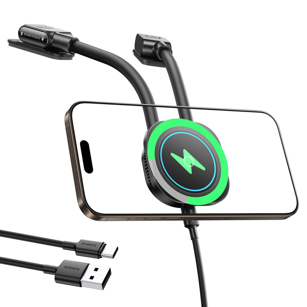 Trådløs Bil Lader Baseus PrimeTrip C03s Pro, 15W, 1.67A, Svart C0013803