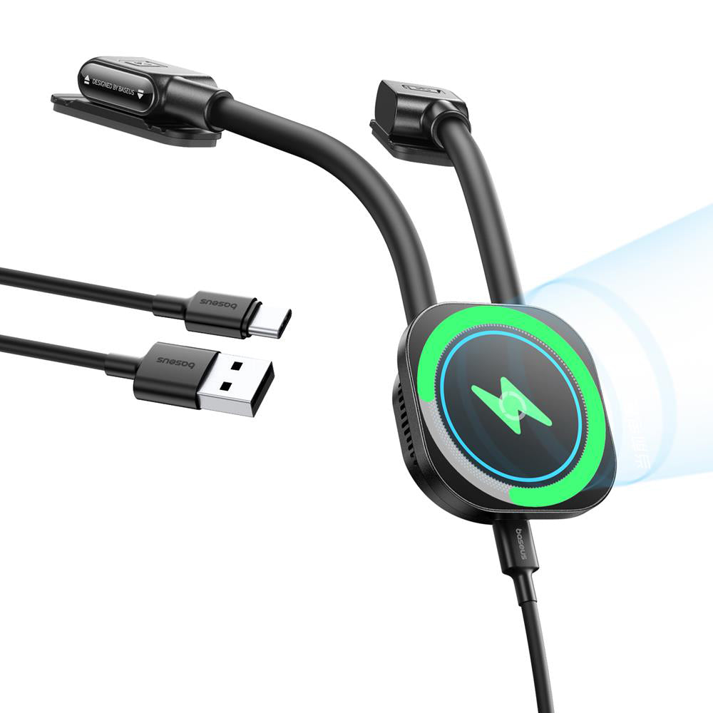 Trådløs Bil Lader Baseus PrimeTrip C03s Pro, 15W, 1.67A, Svart C0013803