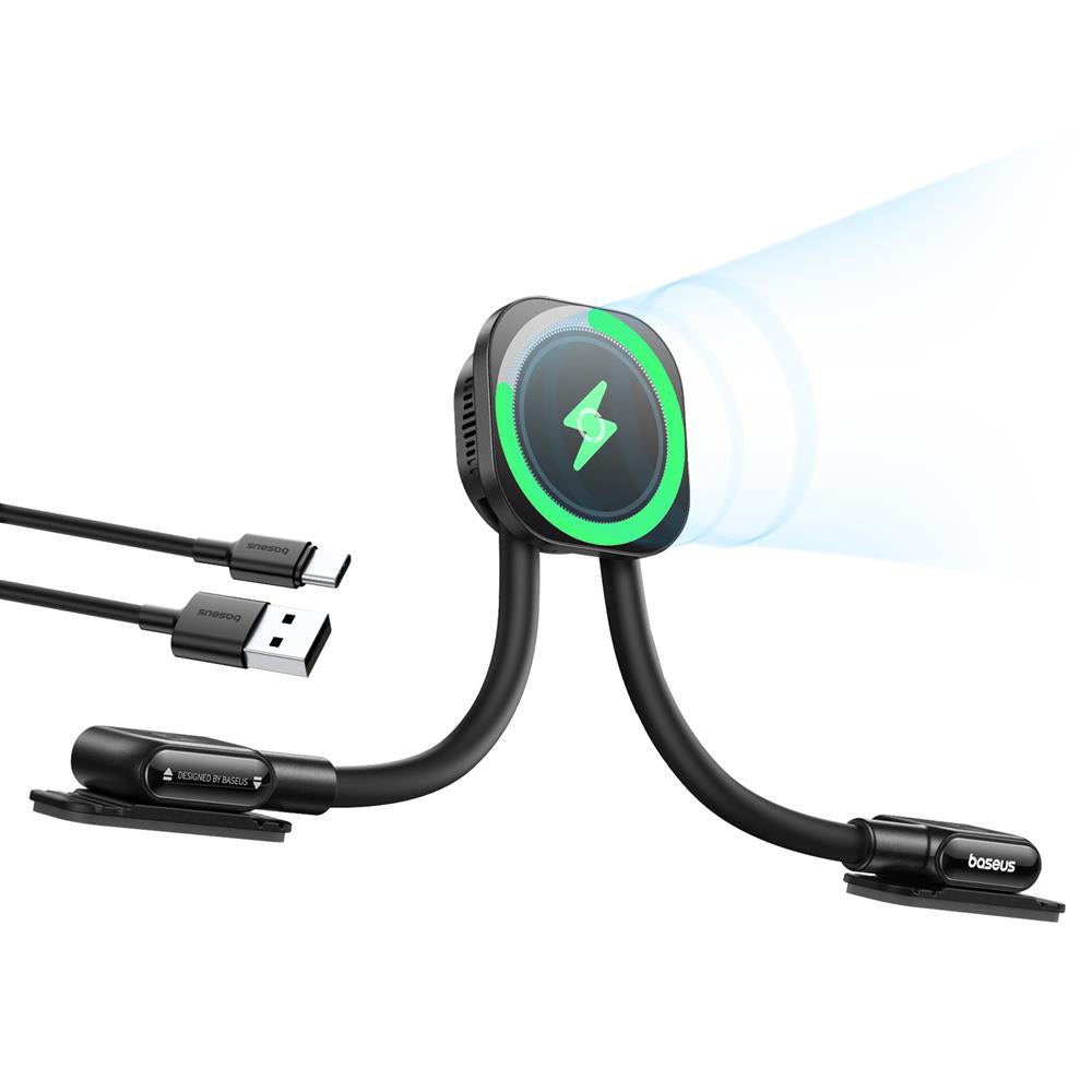 Trådløs Bil Lader Baseus PrimeTrip C03s Pro, 15W, 1.67A, Svart C0013803