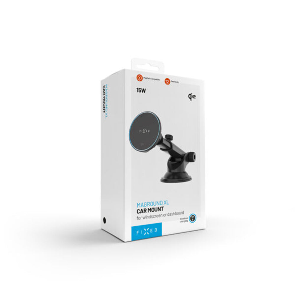 Trådløs Bil Lader Fixed MagRound 2 XL, 15W, 1.67A, Svart