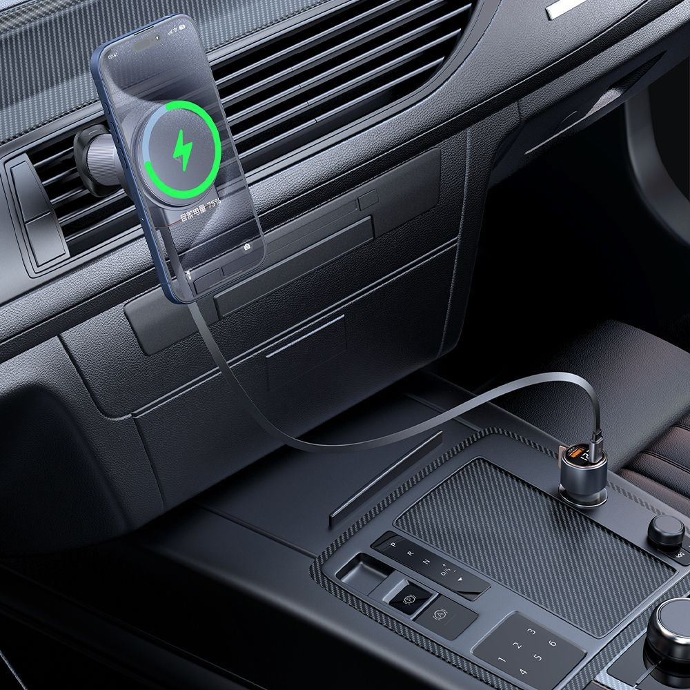 Trådløs Bil Lader McDodo CH-0090, 15W, 1.67A, Svart