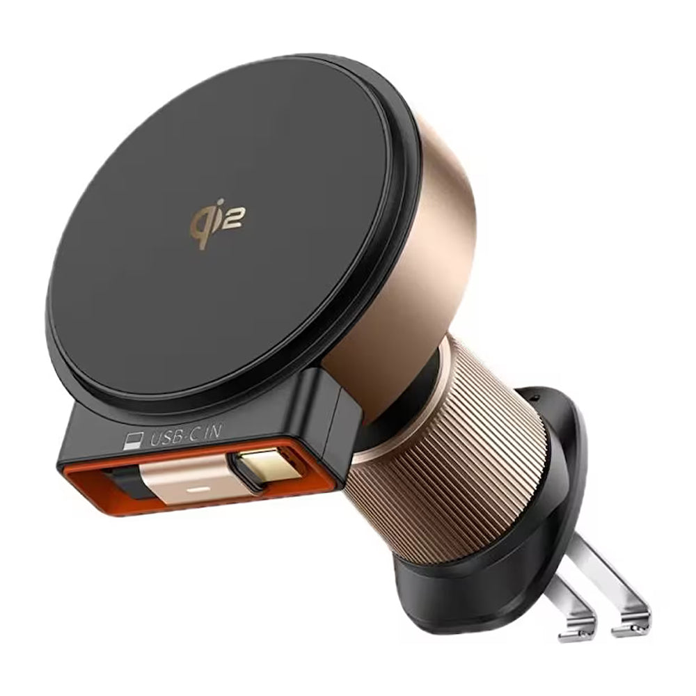 Trådløs Bil Lader McDodo CH-0091, 15W, 1.67A, Gull